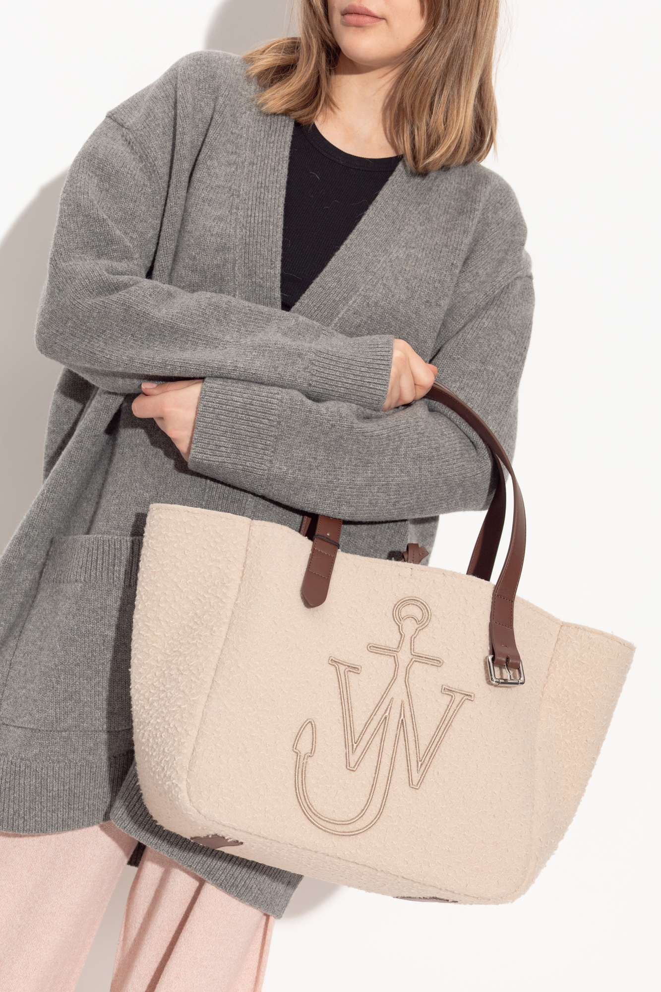 【関税&送料込】Jw Anderson Beige Fabric Belt Shopping Bag BELT TOTE – JW Anderson